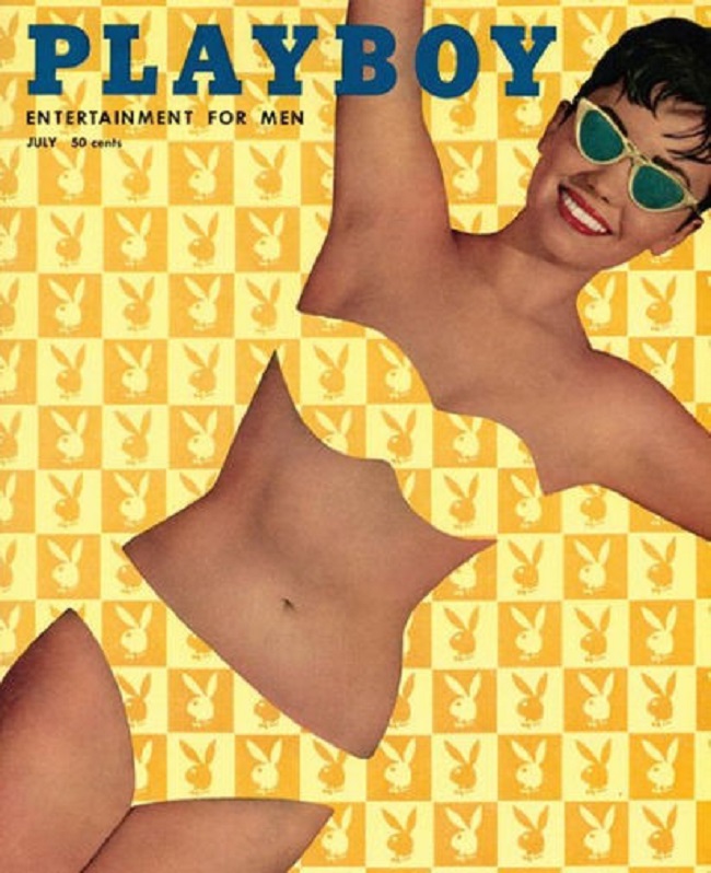 Playboy cover with Joyce Nizzari 1958