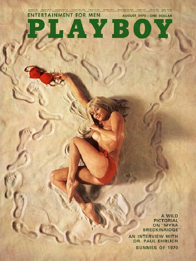 Playboy cover with Linda Donnelly 1970