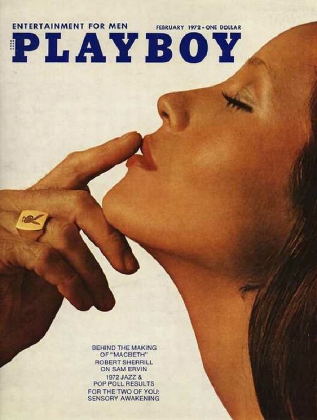 Playboy cover with Barbara Carrera 1972